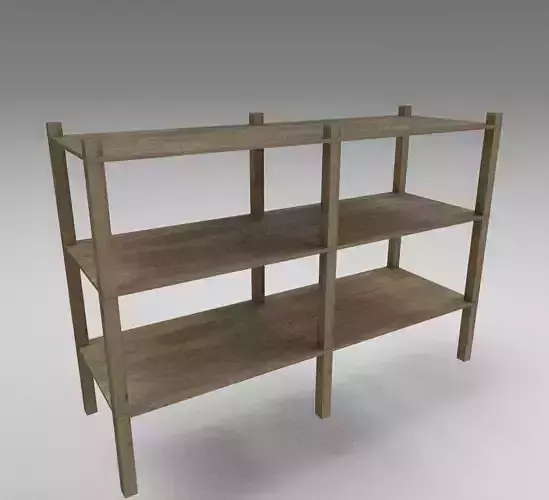 closet wooden shelf