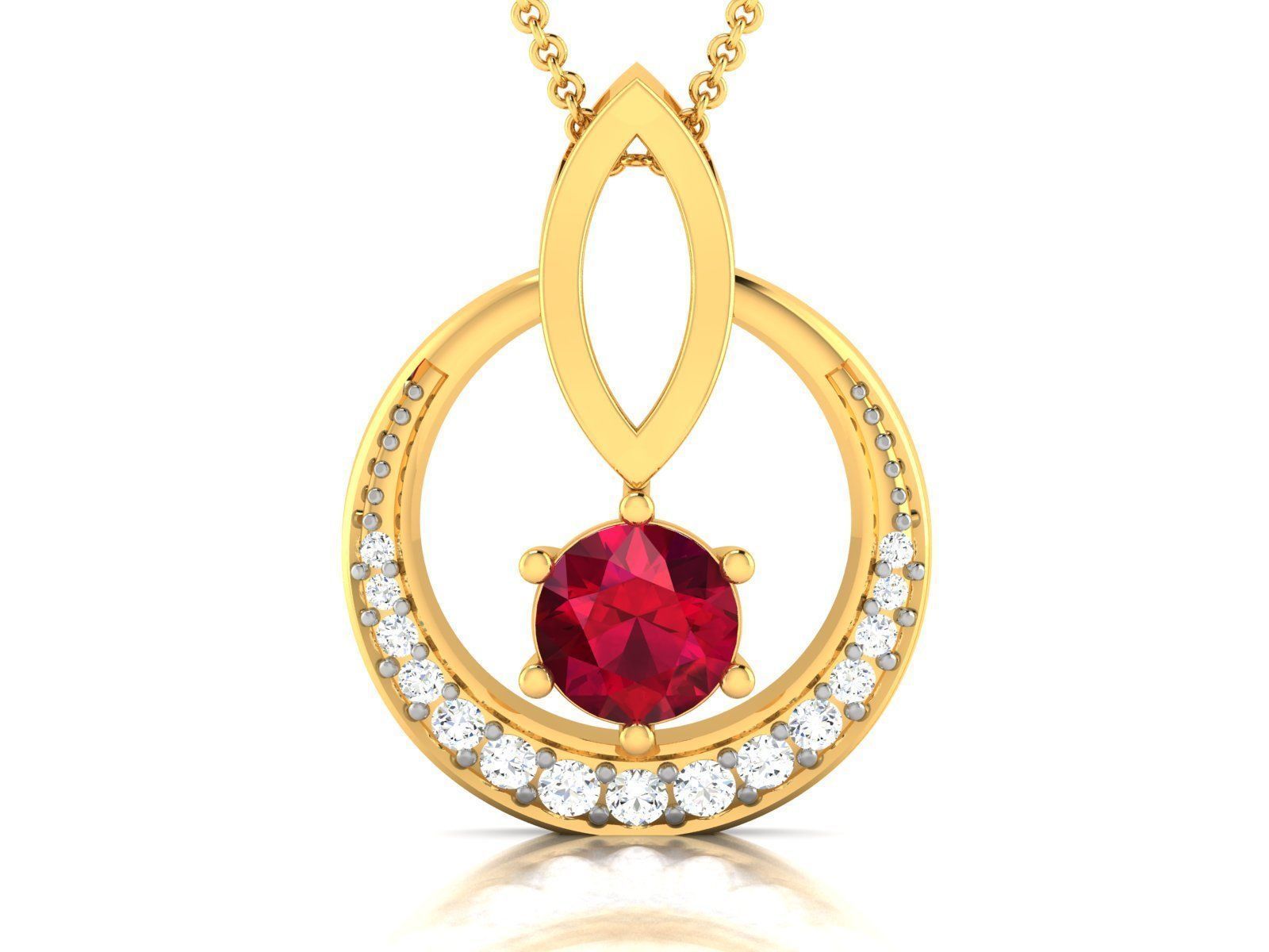 41 Pendant Earrings Set 3dm 4 view render details bulk 3D print model_42