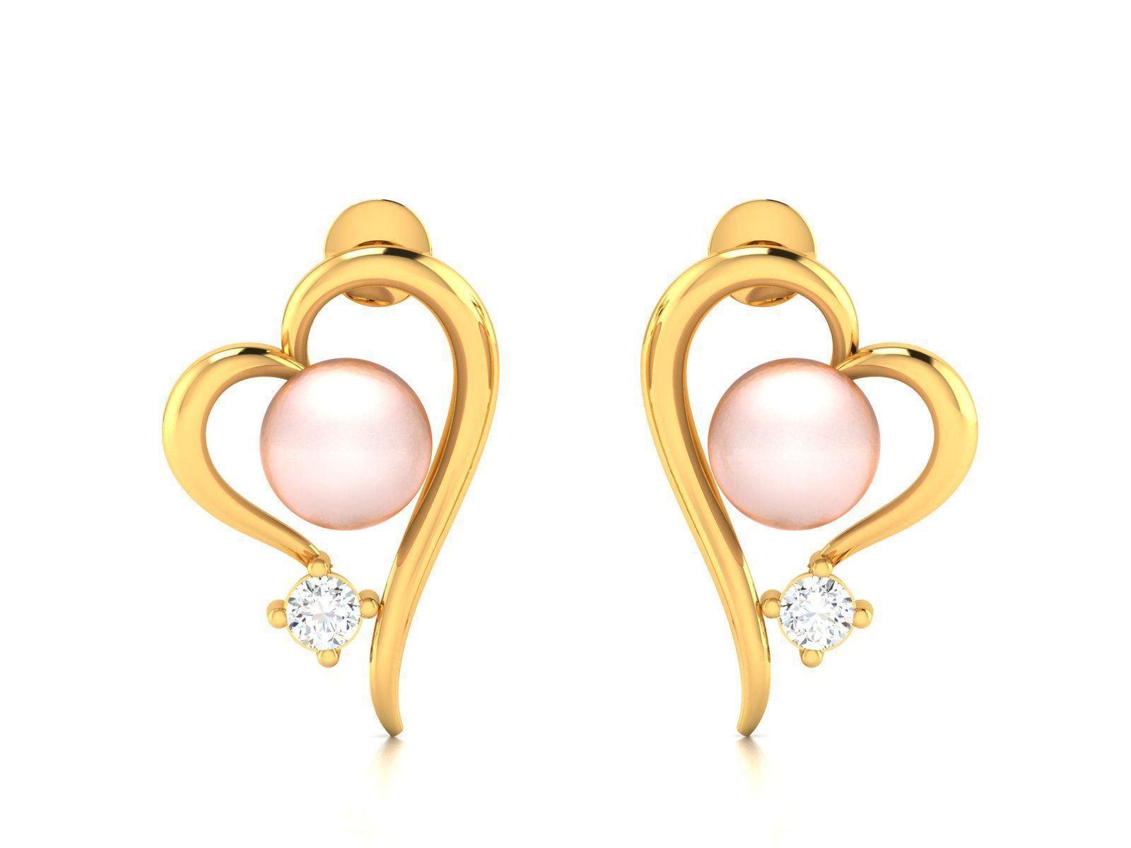 41 Pendant Earrings Set 3dm 4 view render details bulk 3D print model_73