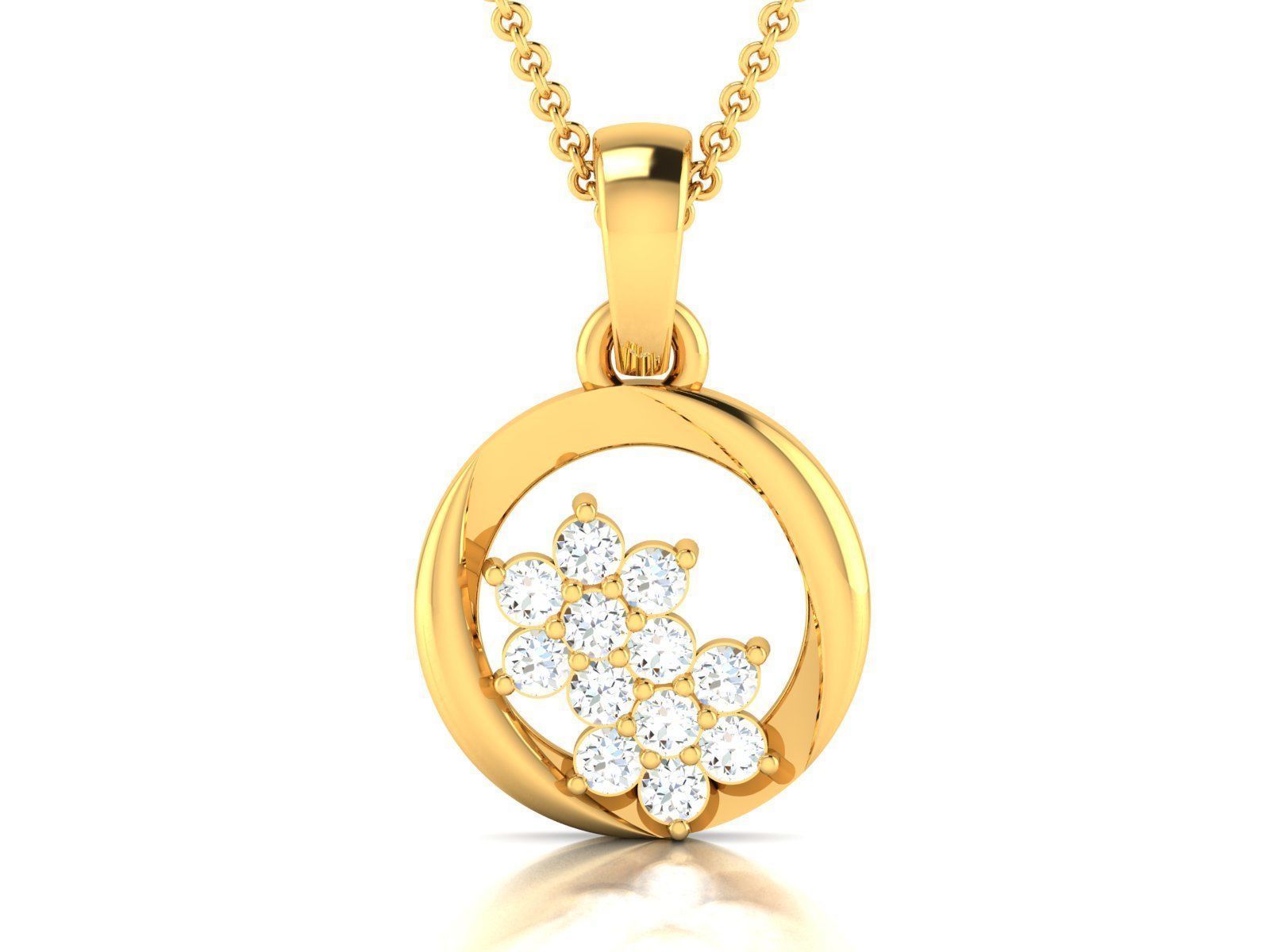 41 Pendant Earrings Set 3dm 4 view render details bulk 3D print model_28