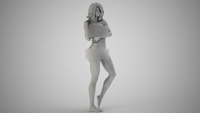 Baby Faced Woman 3D print model