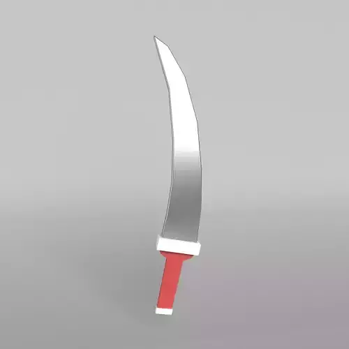 Low poly knife 001