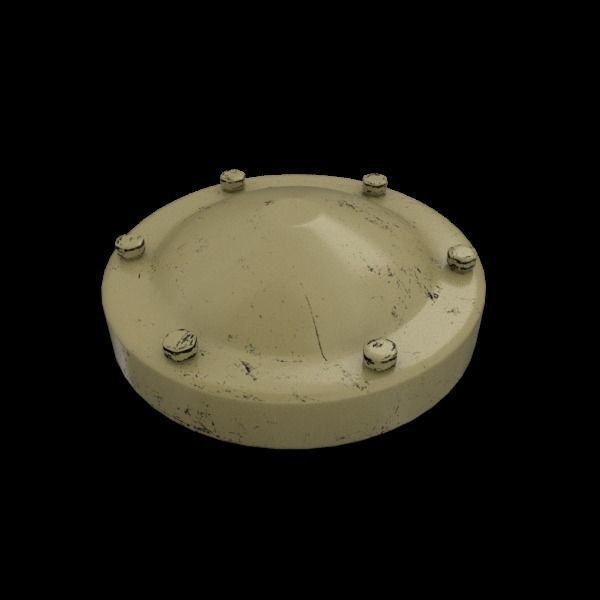 Industrial Pipes Low-poly 3D model_14