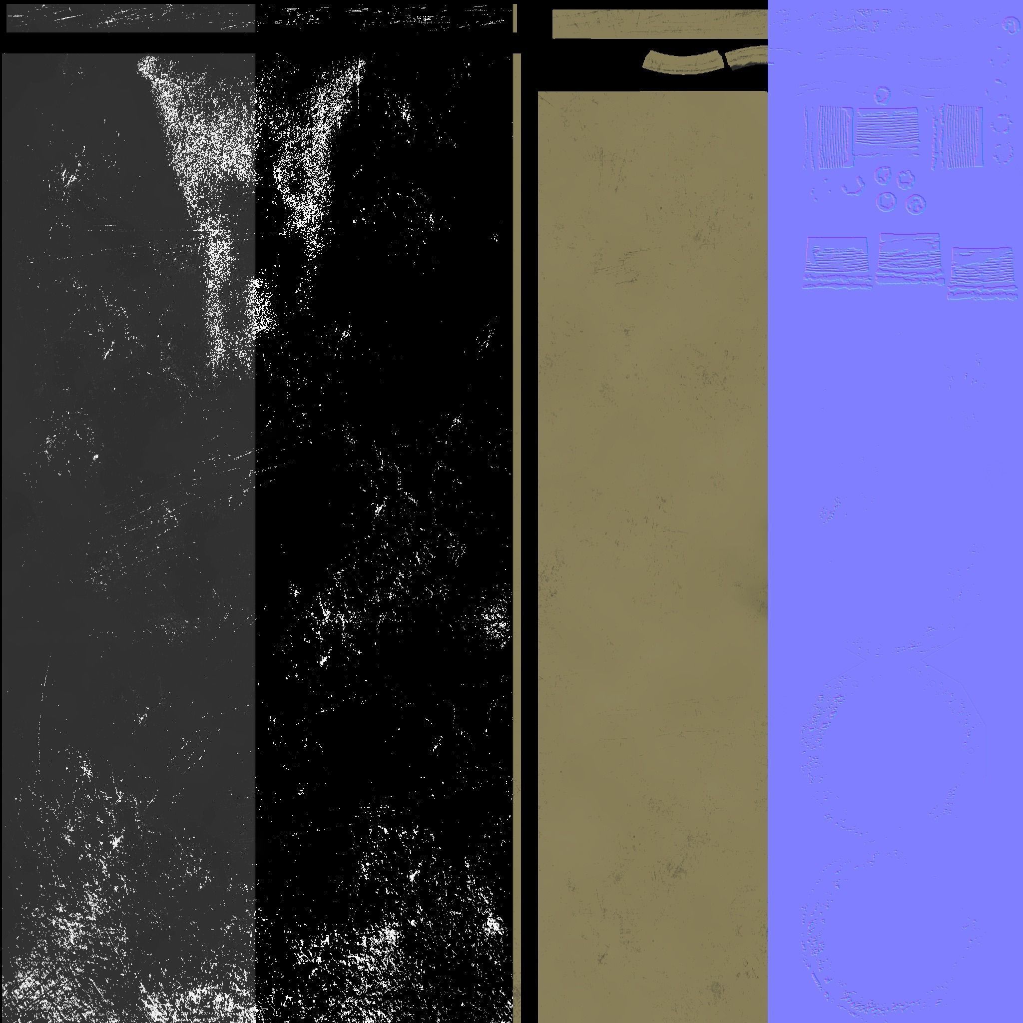 Industrial Pipes Low-poly 3D model_18