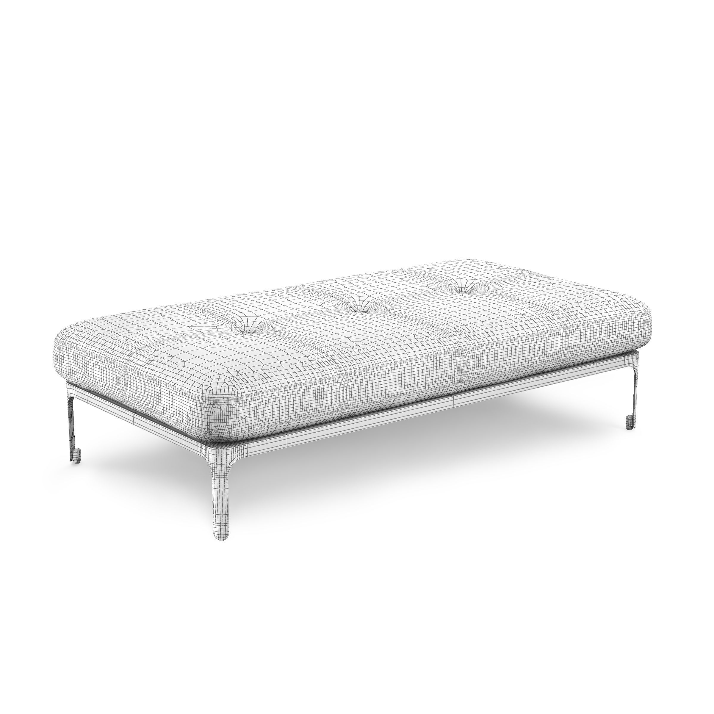 Moroso modernista bench 160 3D model_3