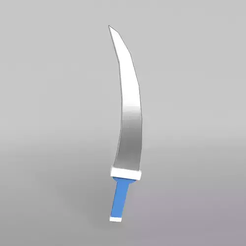 Low poly knife 002