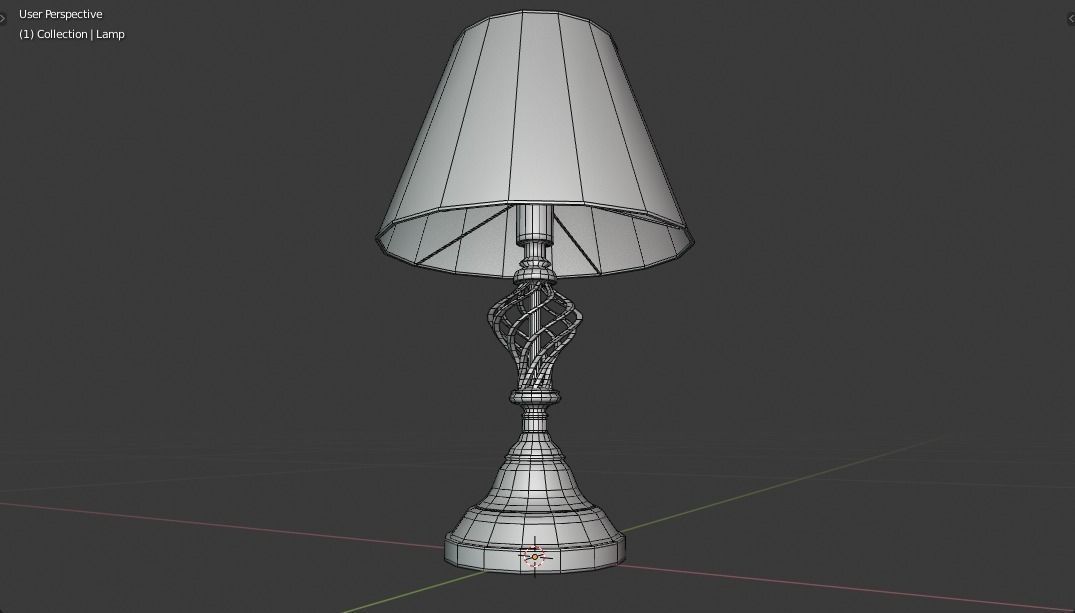 High-quality 3D Bedroom Table Lamp - PBR Model 3D model_14