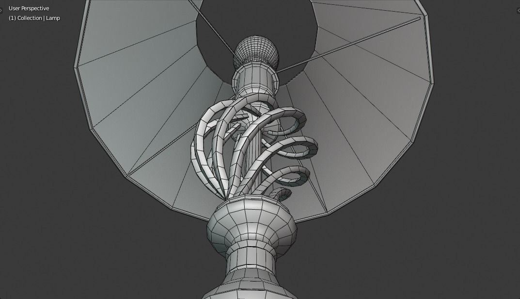 High-quality 3D Bedroom Table Lamp - PBR Model 3D model_16