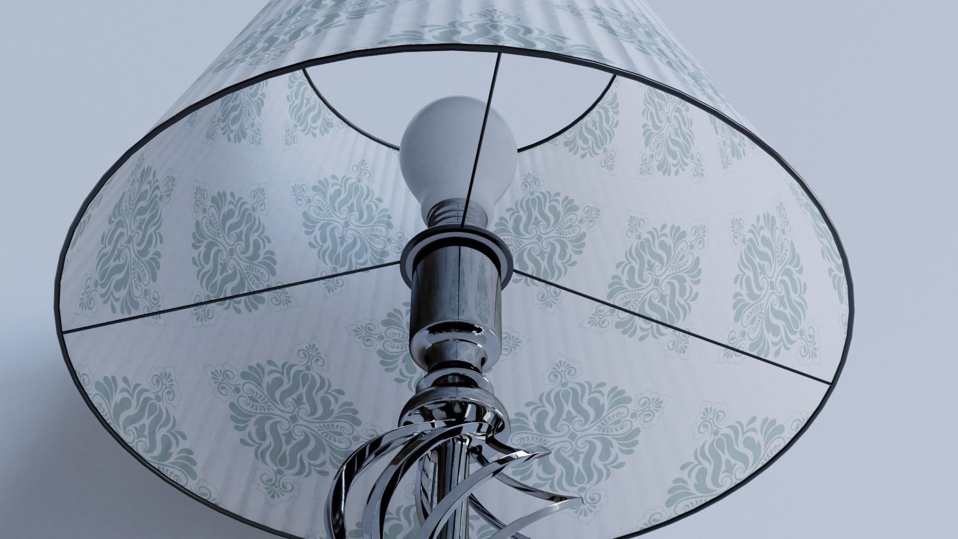 High-quality 3D Bedroom Table Lamp - PBR Model 3D model_5