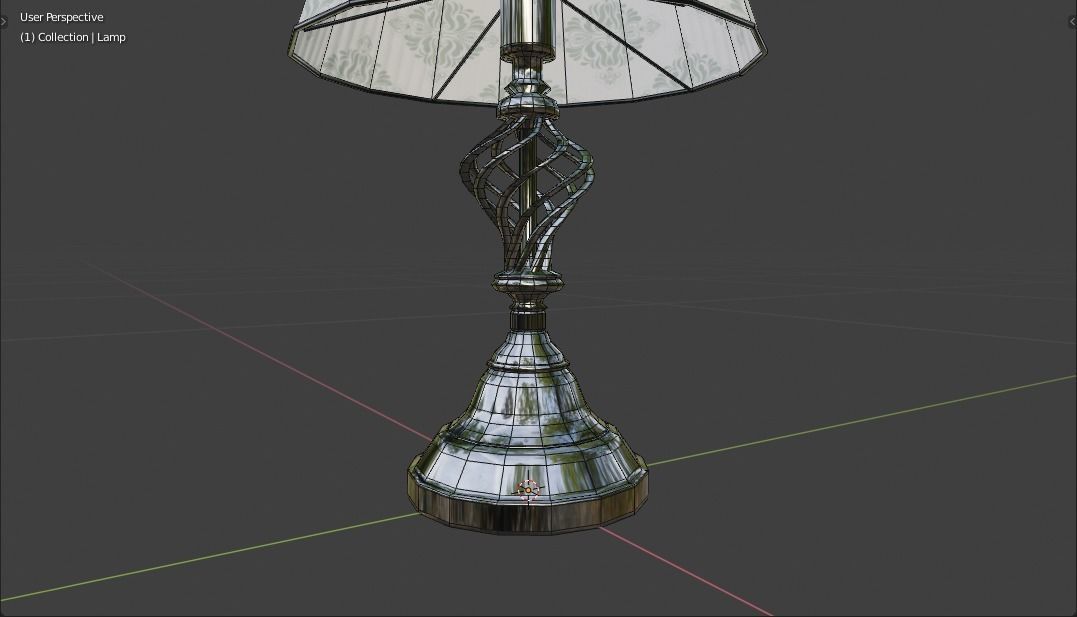 High-quality 3D Bedroom Table Lamp - PBR Model 3D model_21