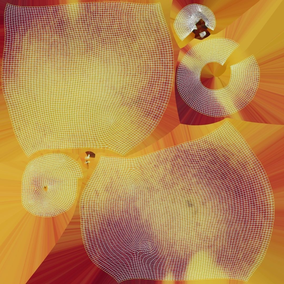 Nectarines pack Midpoly 3D model_24