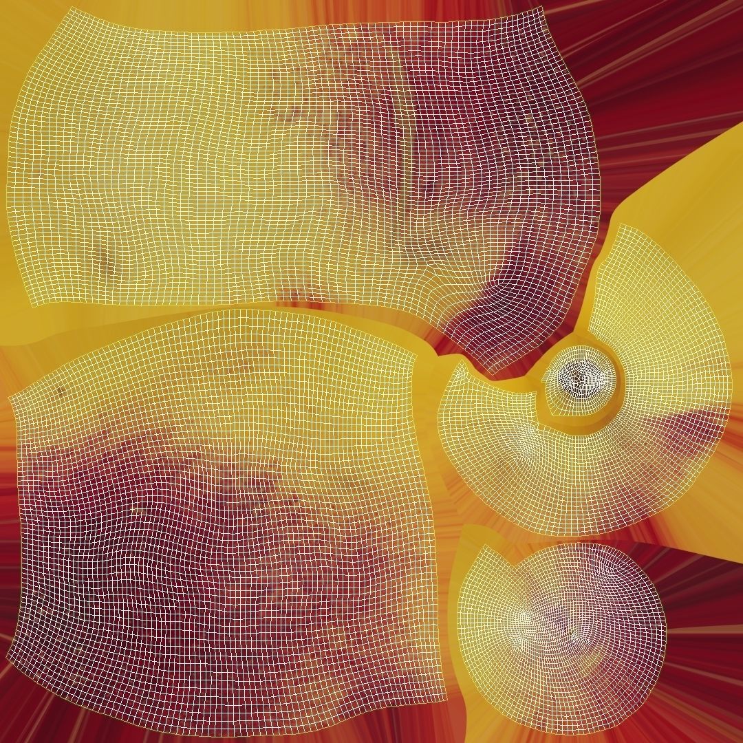 Nectarines pack Low-poly 3D model_32