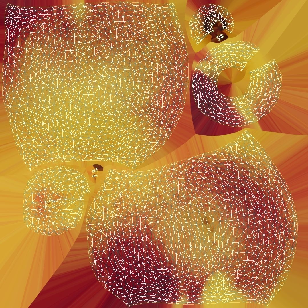 Nectarines pack Low-poly 3D model_35