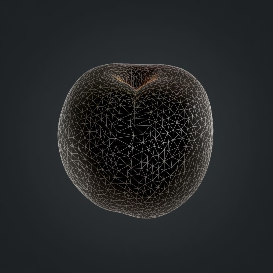 Nectarines pack Low-poly 3D model_18