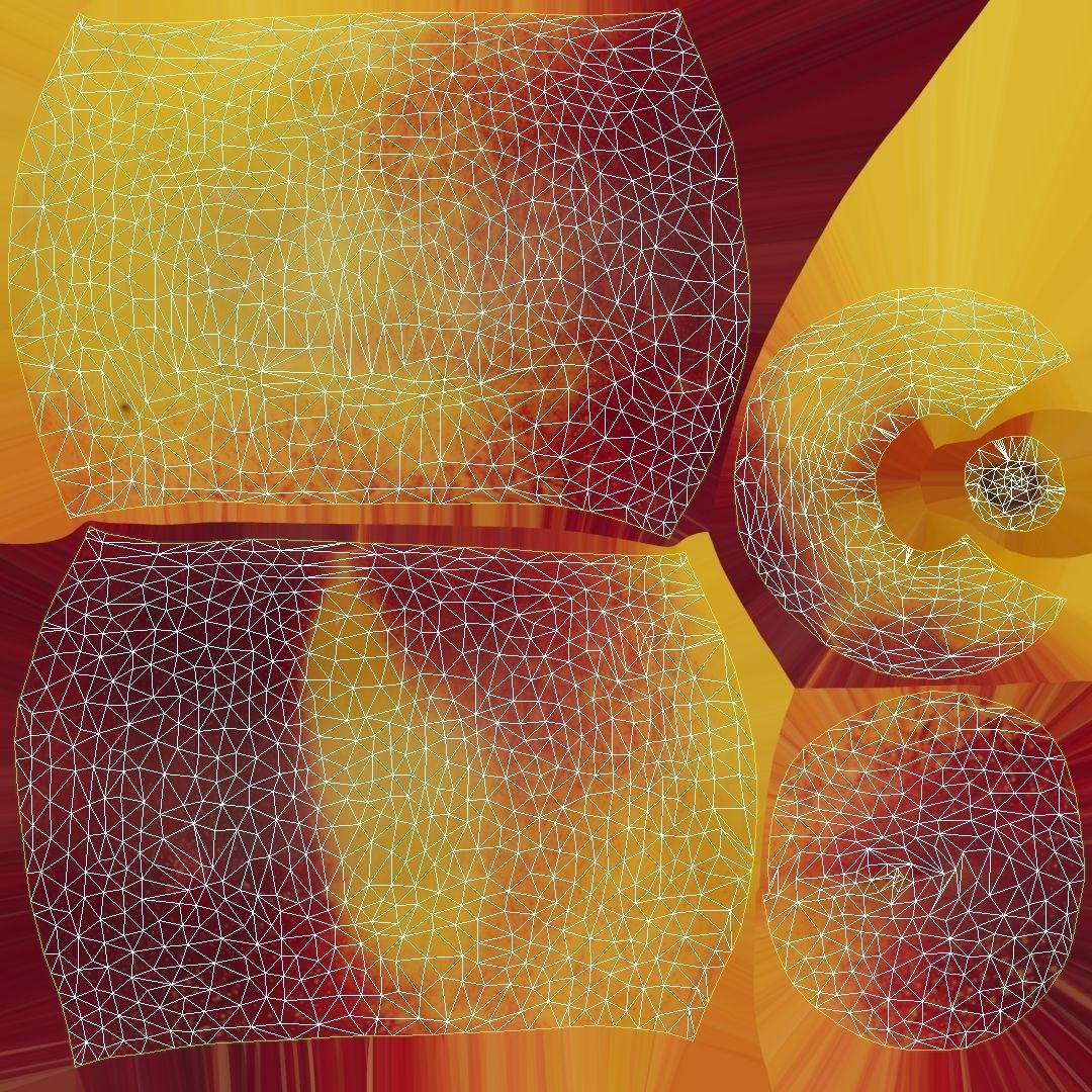 Nectarines pack Low-poly 3D model_37