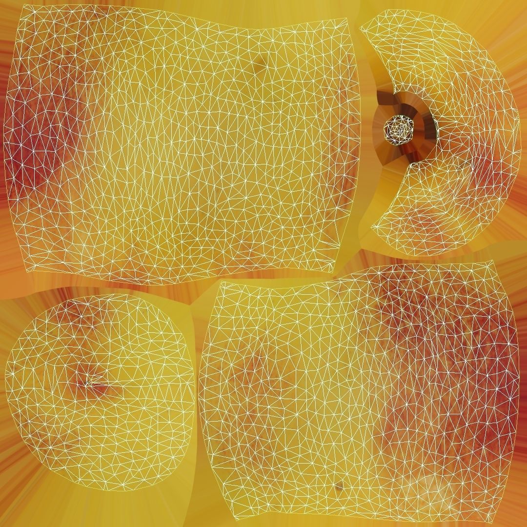 Nectarines pack Low-poly 3D model_36