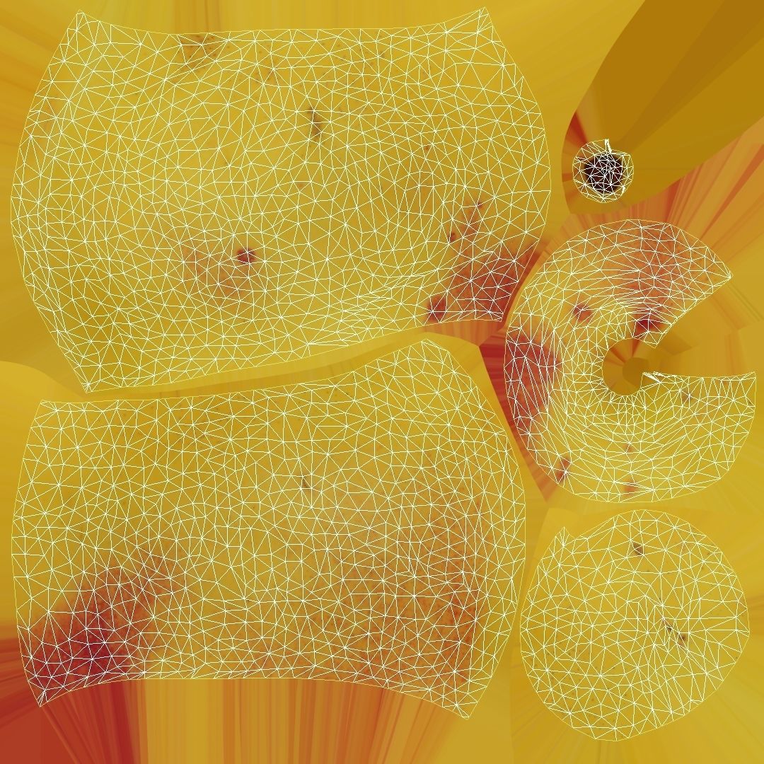 Nectarines pack Low-poly 3D model_38