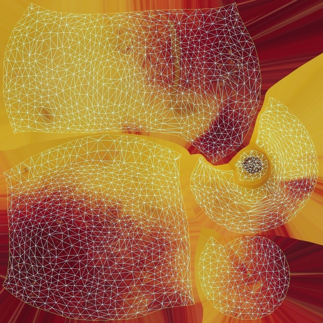 Nectarines pack Low-poly 3D model_40