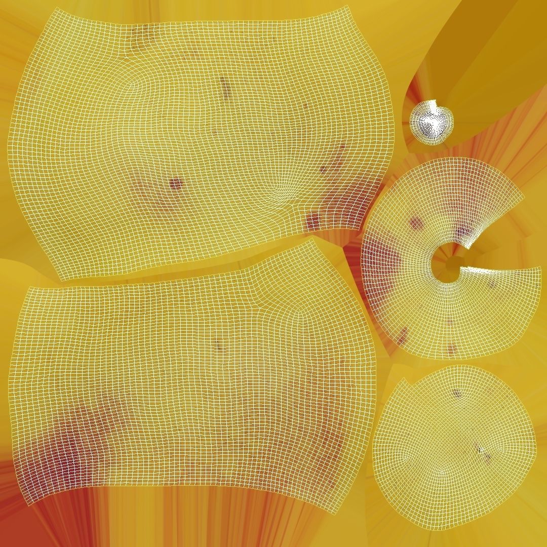 Nectarines pack Low-poly 3D model_34