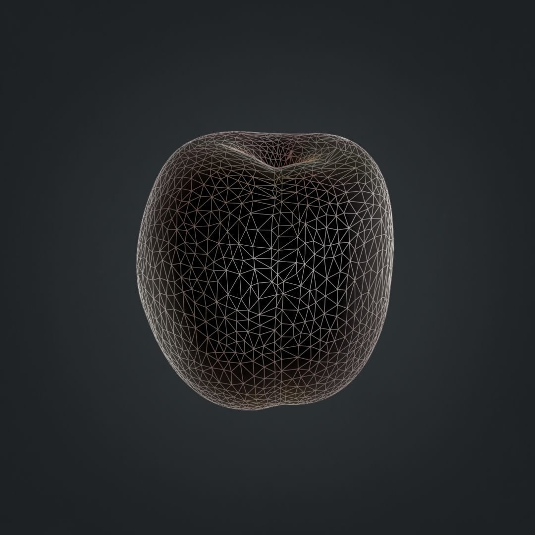 Nectarines pack Low-poly 3D model_20