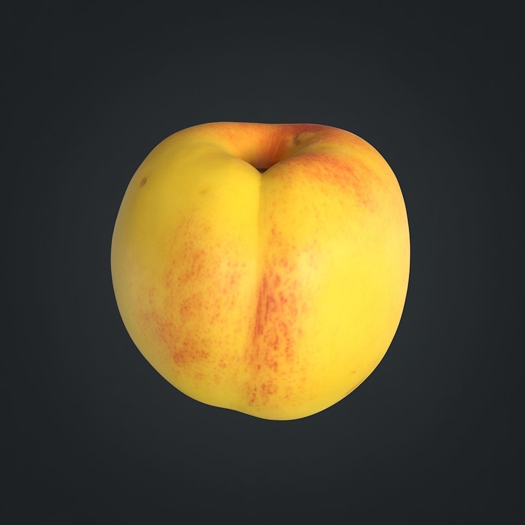 Nectarines pack Low-poly 3D model_6