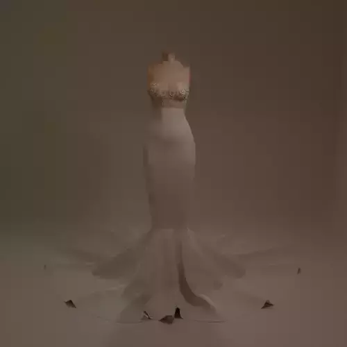 Ariel Dress 3D model
