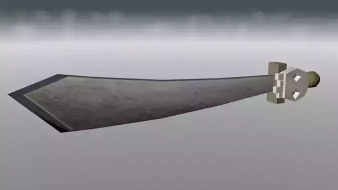 Pirate Sword low poly