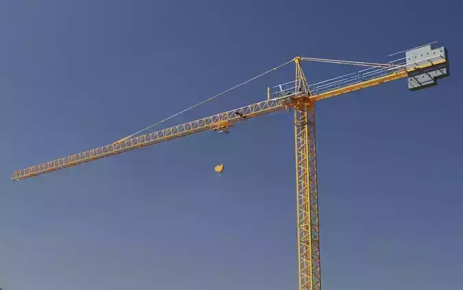 Hammerhead Tower Crane 4 - Construction Crane 3D model