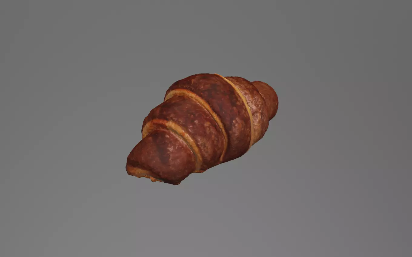 Croissant 3D model_0