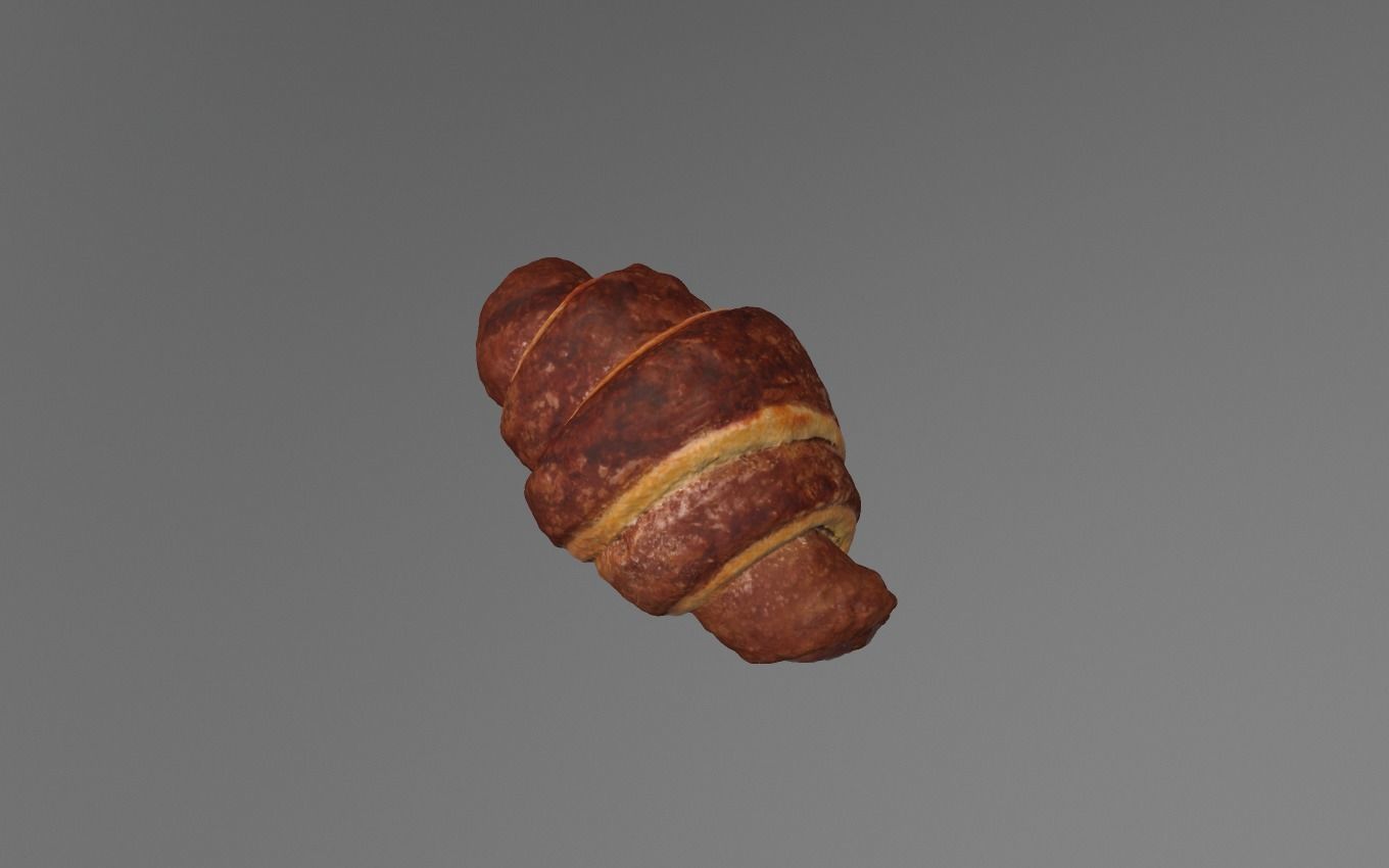 Croissant 3D model_5
