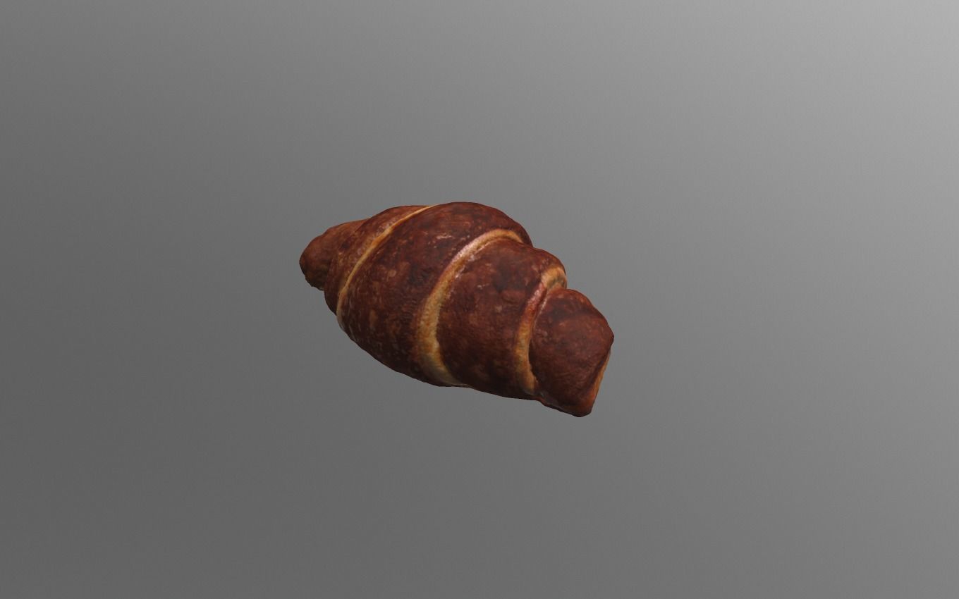 Croissant 3D model_3