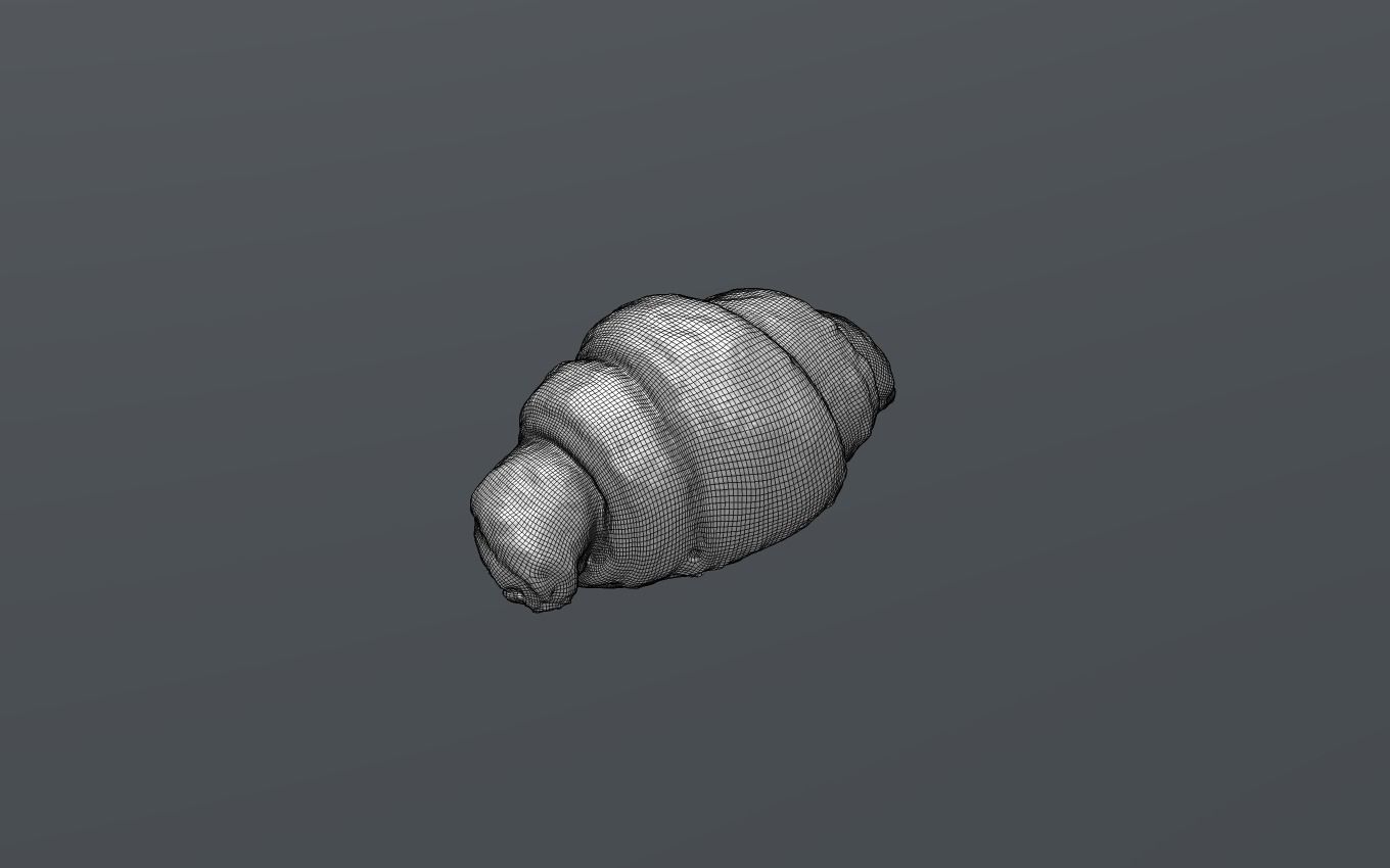 Croissant 3D model_8