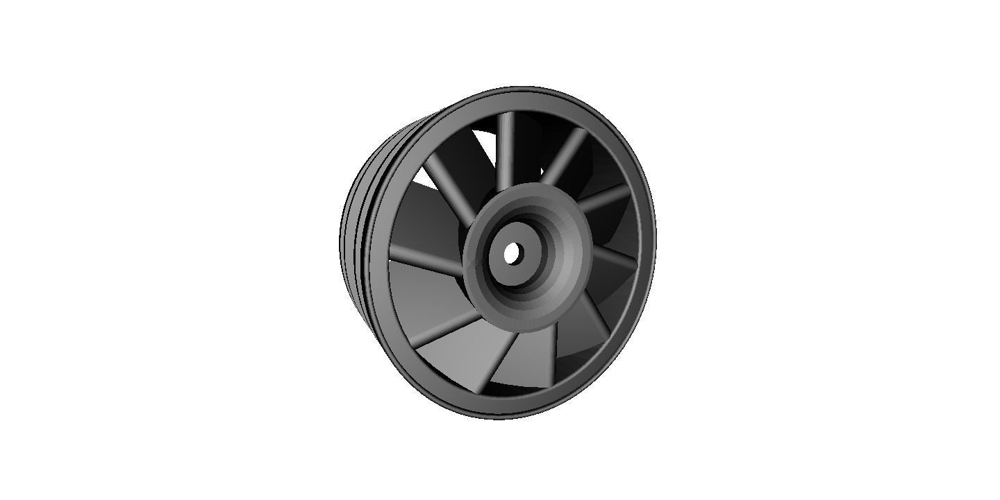 RC Car Drift Wheel Turbine width 24mm ... 3D Model 3D ...