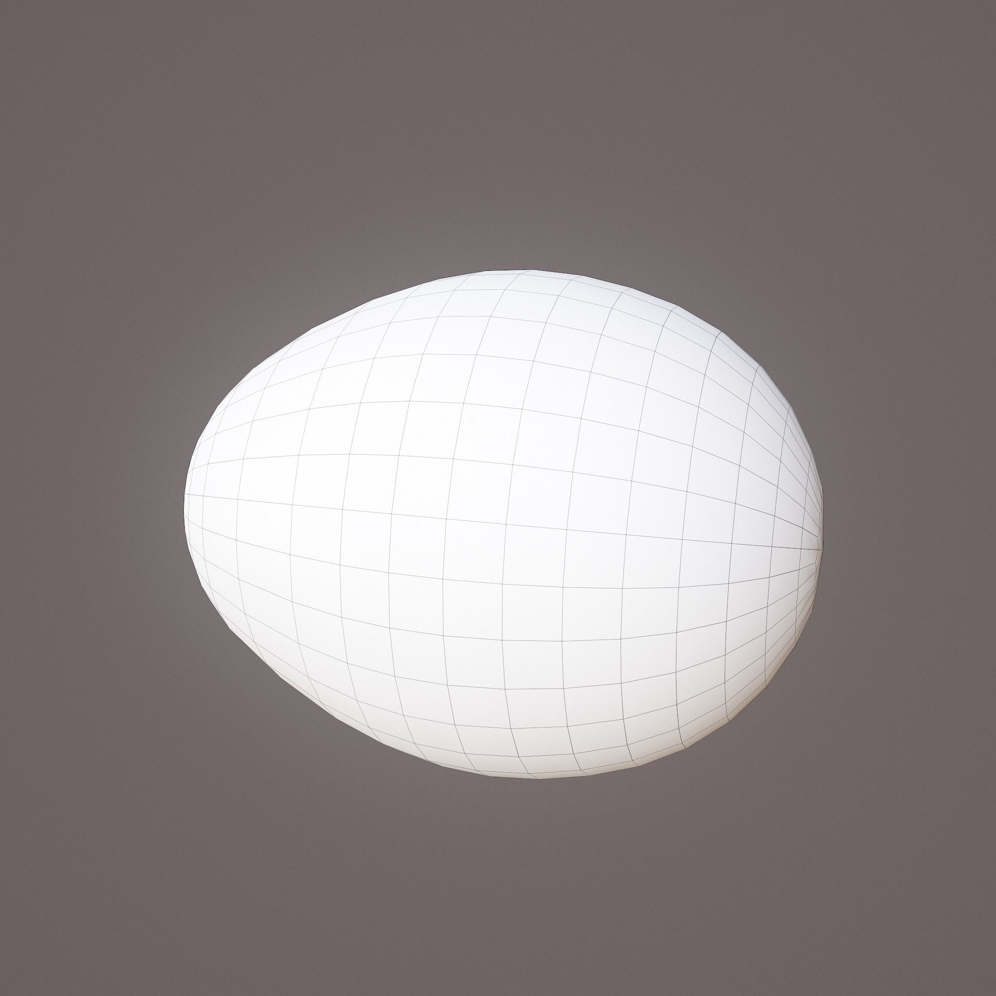 Brown Egg Free low-poly 3D model_14