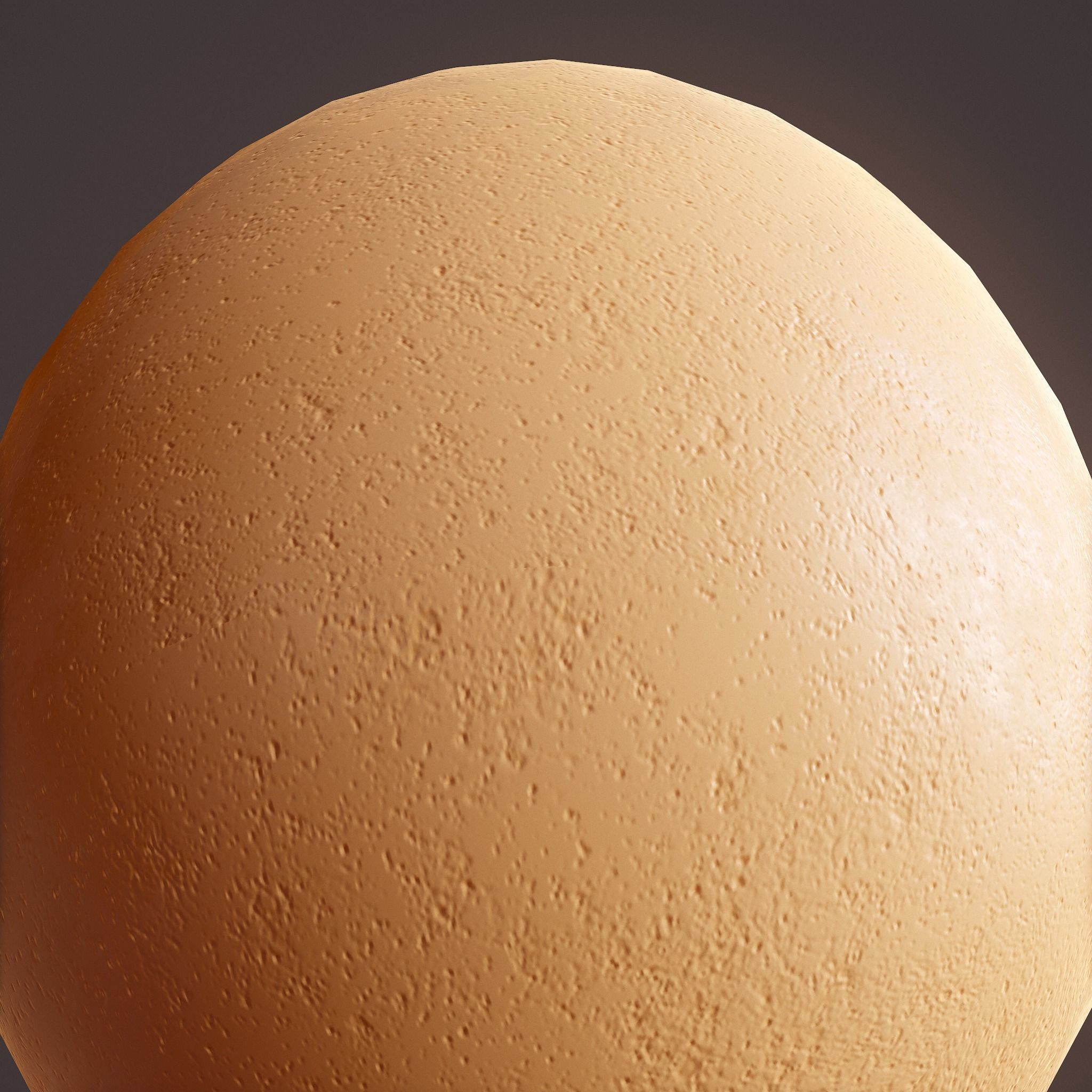 Brown Egg Free low-poly 3D model_9