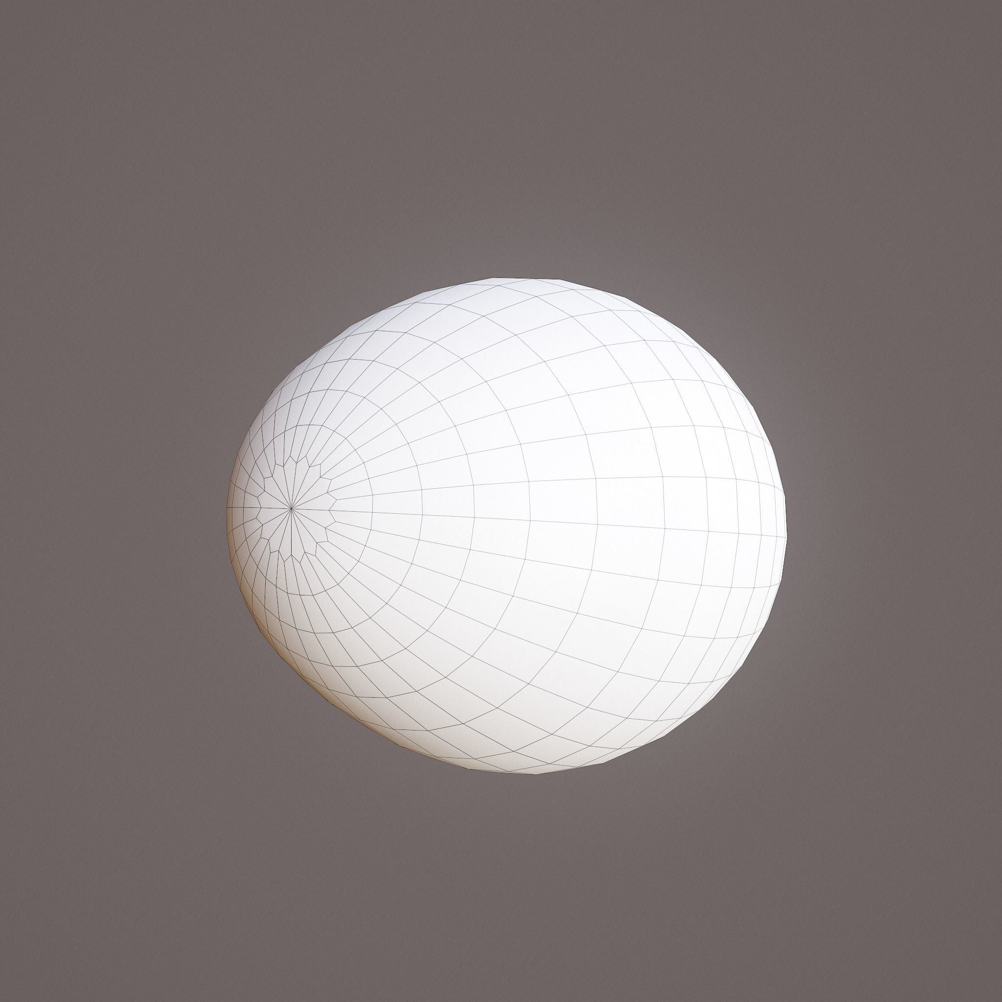 Brown Egg Free low-poly 3D model_15