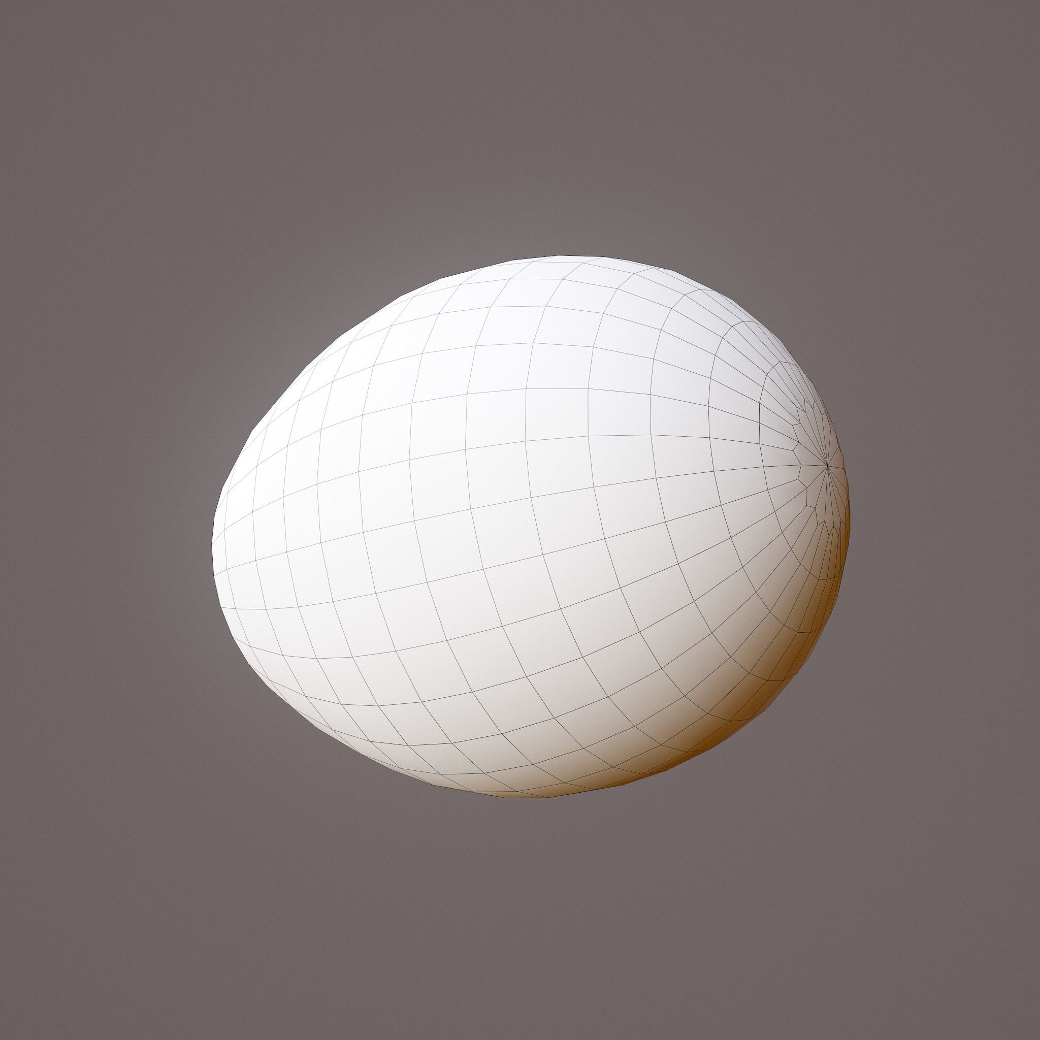 Brown Egg Free low-poly 3D model_16