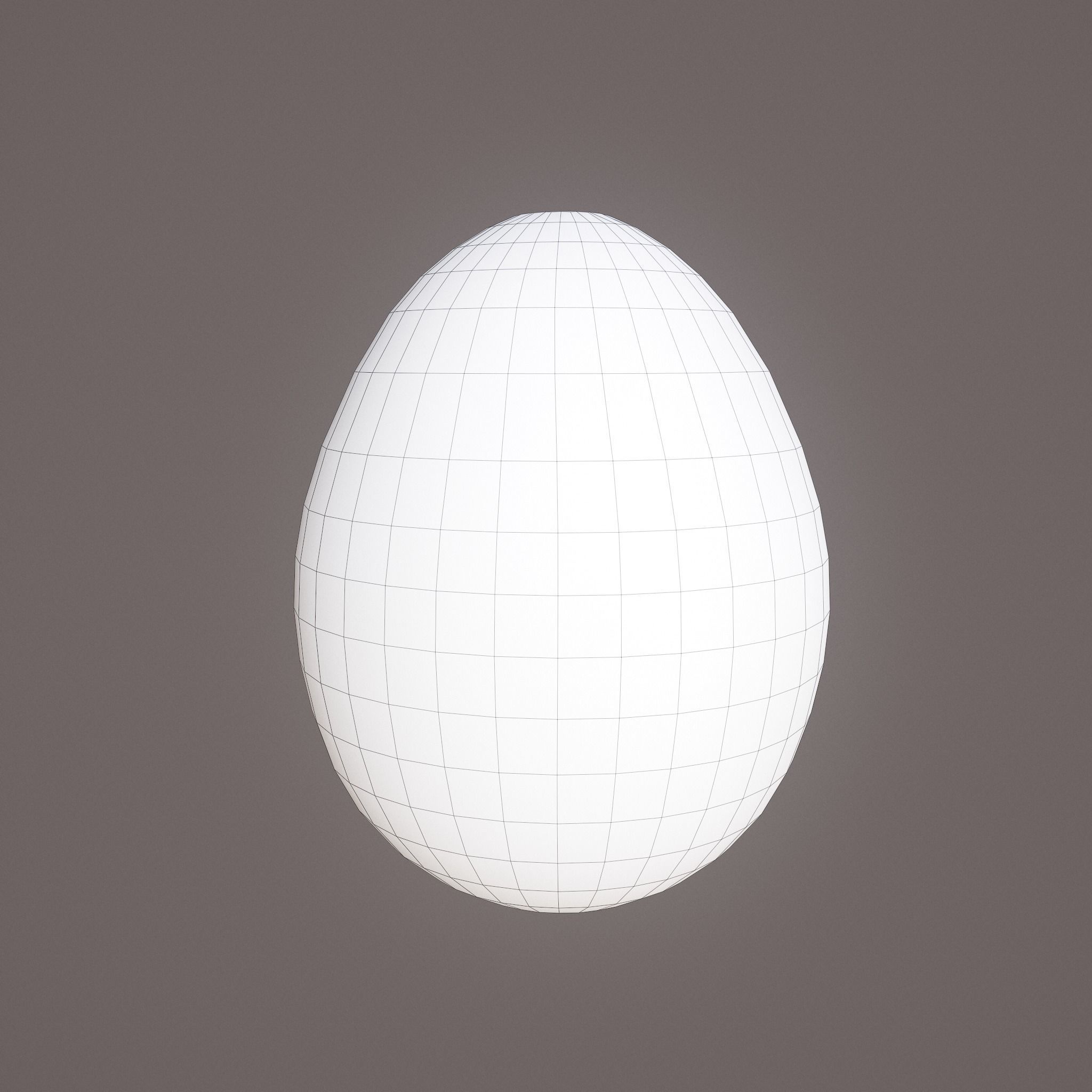 Brown Egg Free low-poly 3D model_12