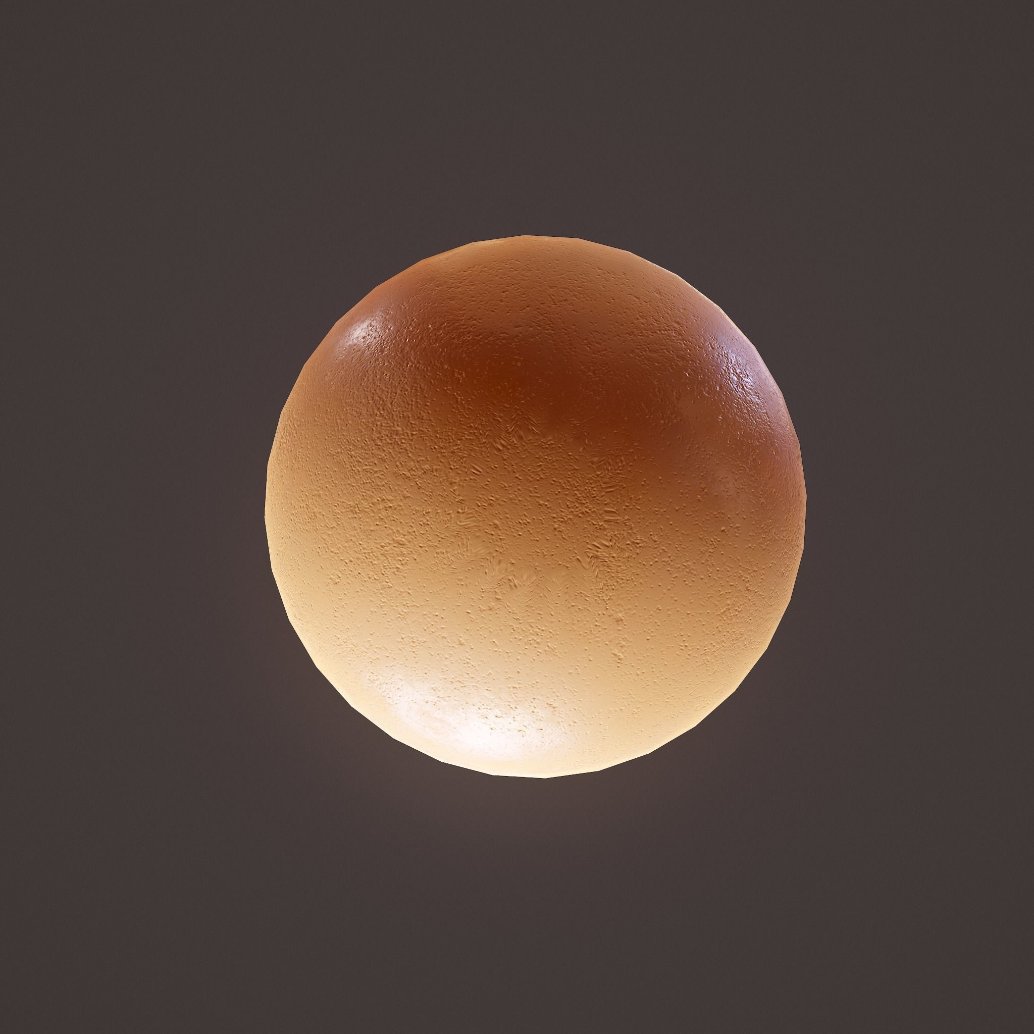 Brown Egg Free low-poly 3D model_8