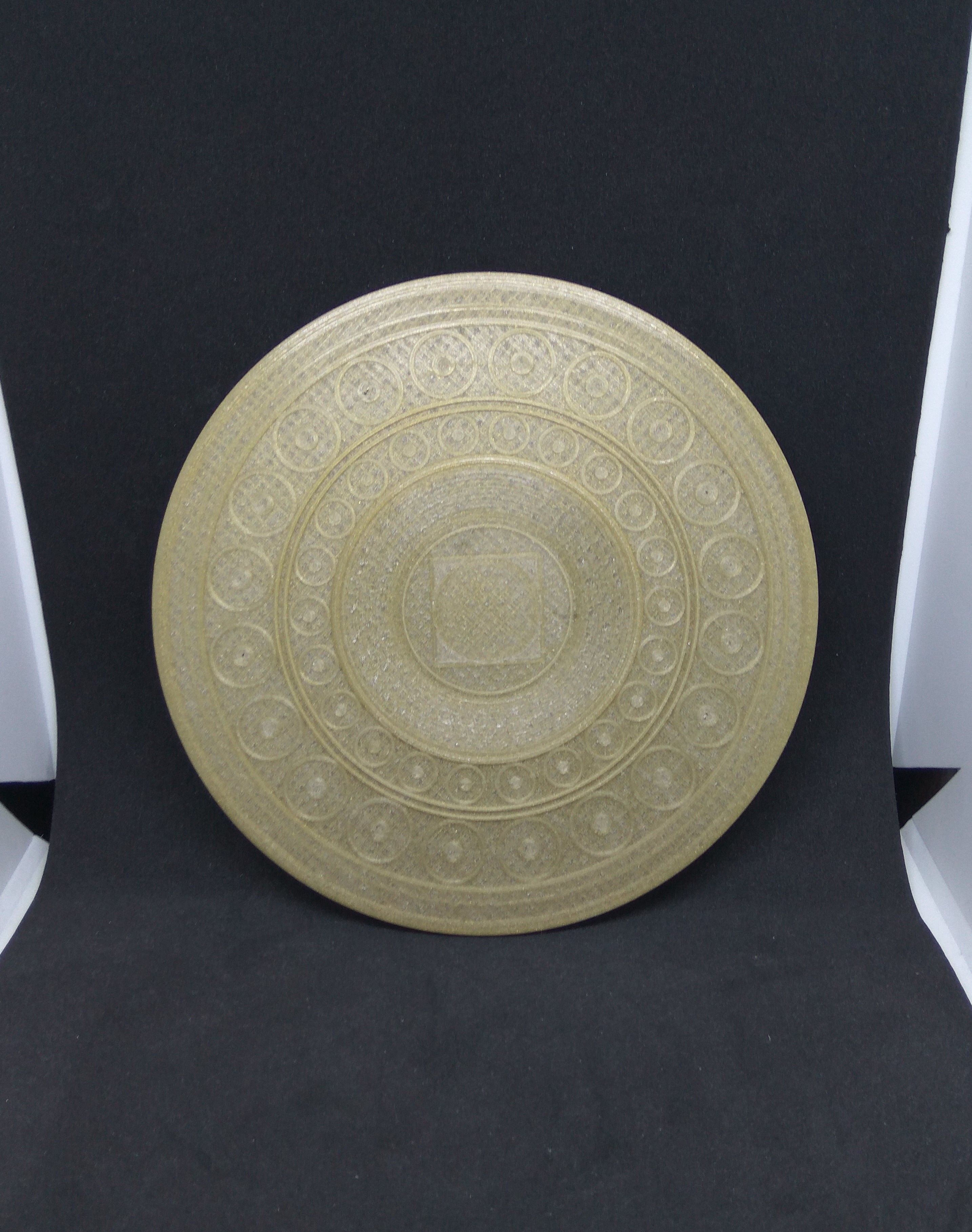 Freya belt buckle and coins from God of War 3D print model_6