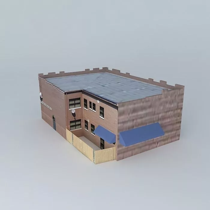 Financial Credit Union building in Louisville Free 3D model