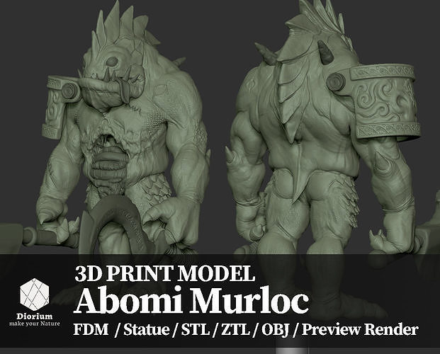 Murloc Abomination -  3D print model