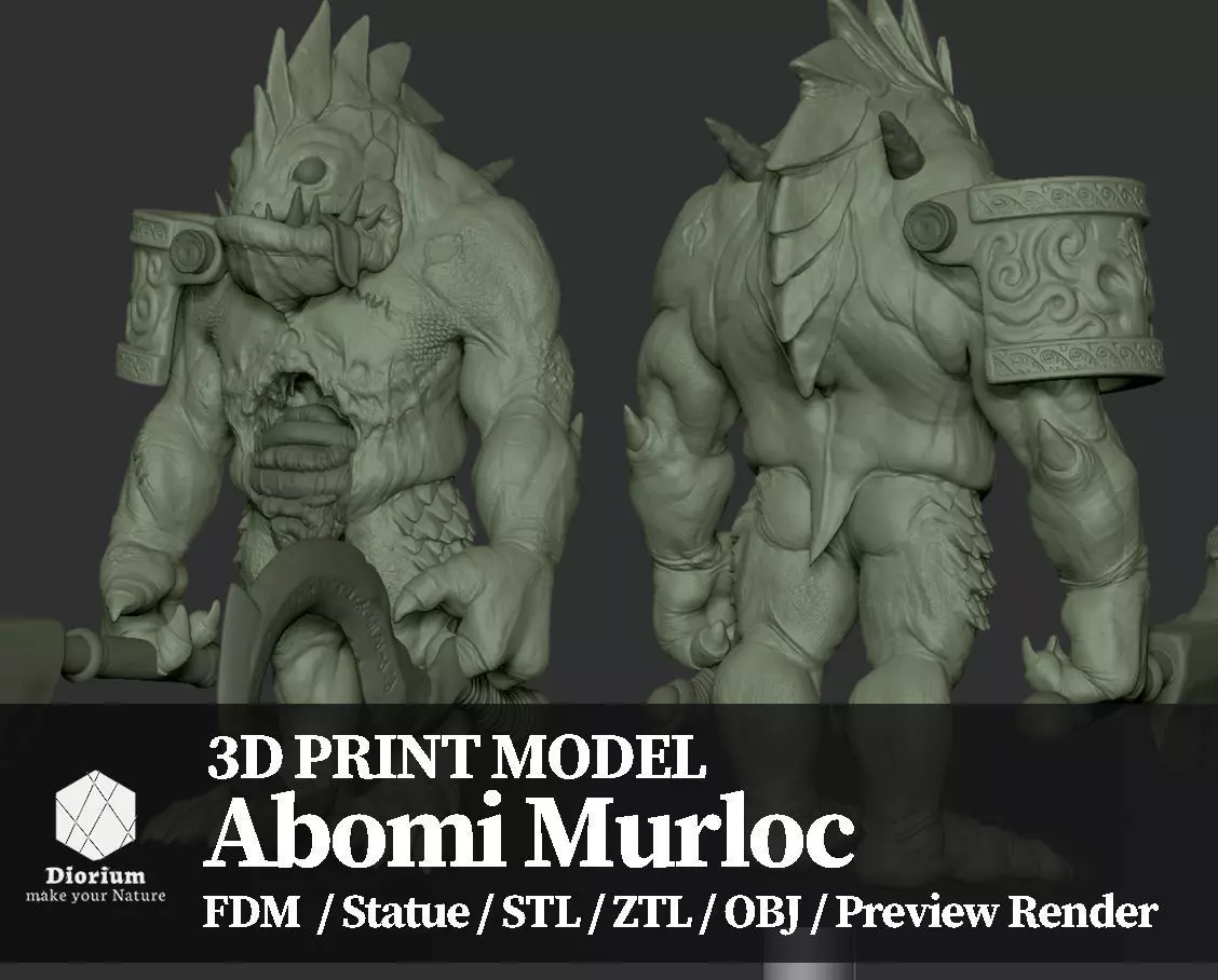 Murloc Abomination - 3D print model