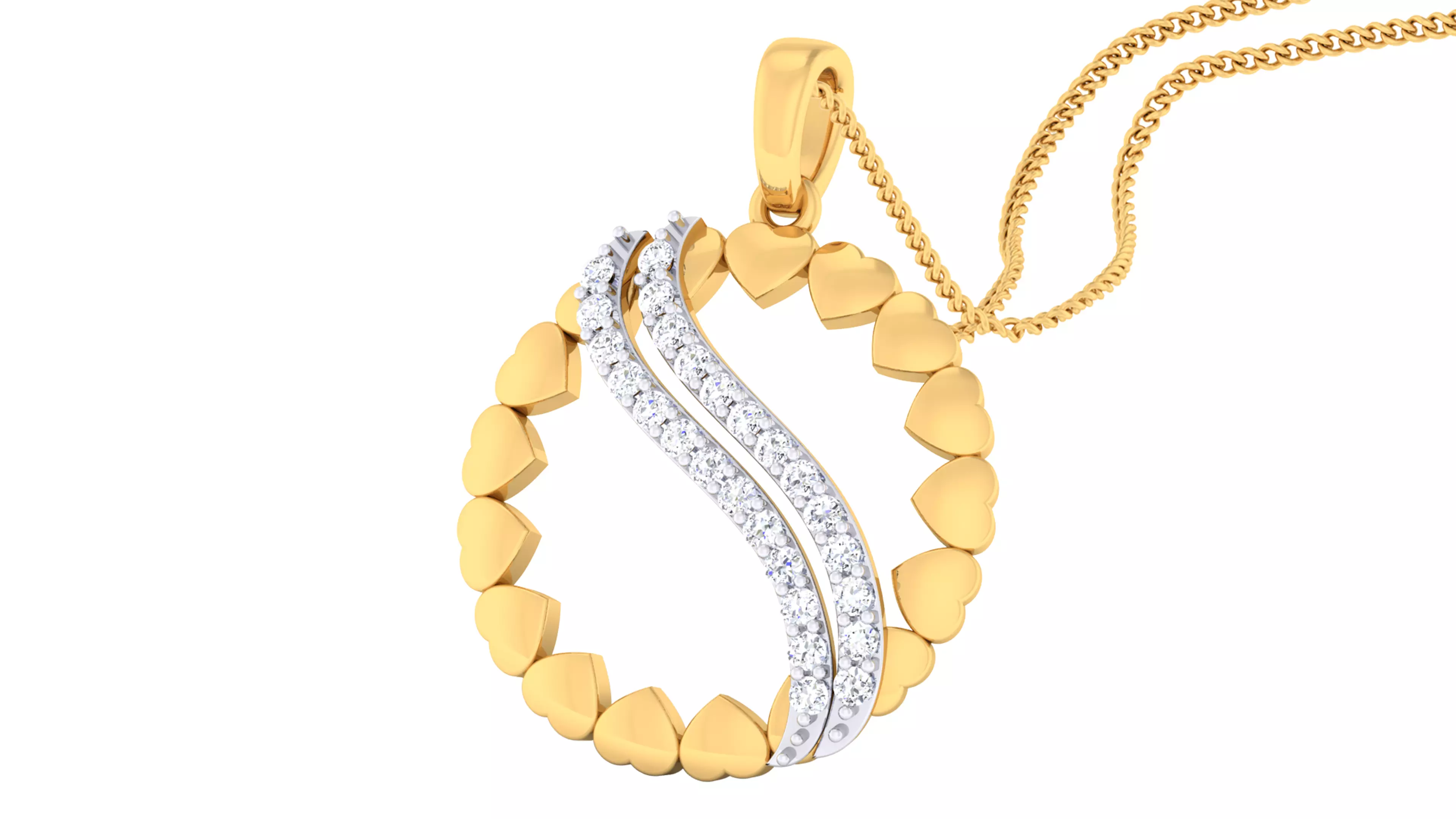 Women pendant-earrings set 3dm mgx render detail 3D print model 3D print model_0