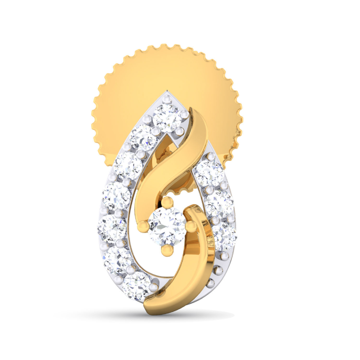 Women pendant-earrings set 3dm mgx render detail 3D print model 3D print model_2