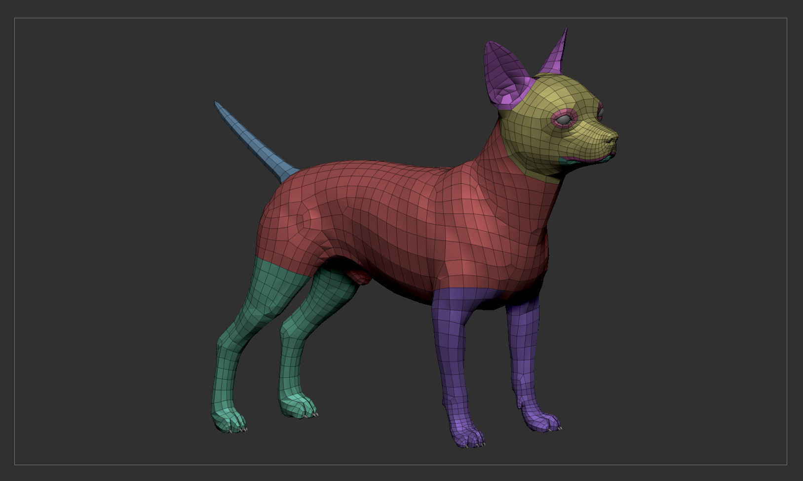 Chihuahua High-Poly 3D print model_9
