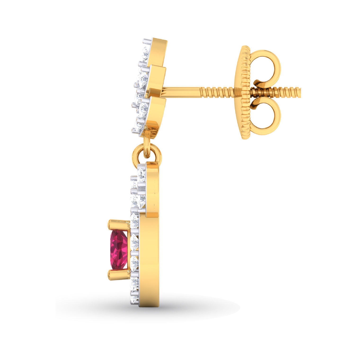 Women pendant-earrings set 3dm mgx render detail 3D print model 3D print model_3