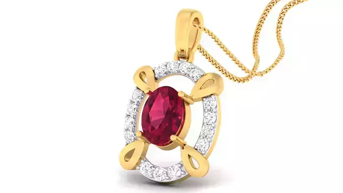 Women pendant-earrings set 3dm mgx render detail 3D print model