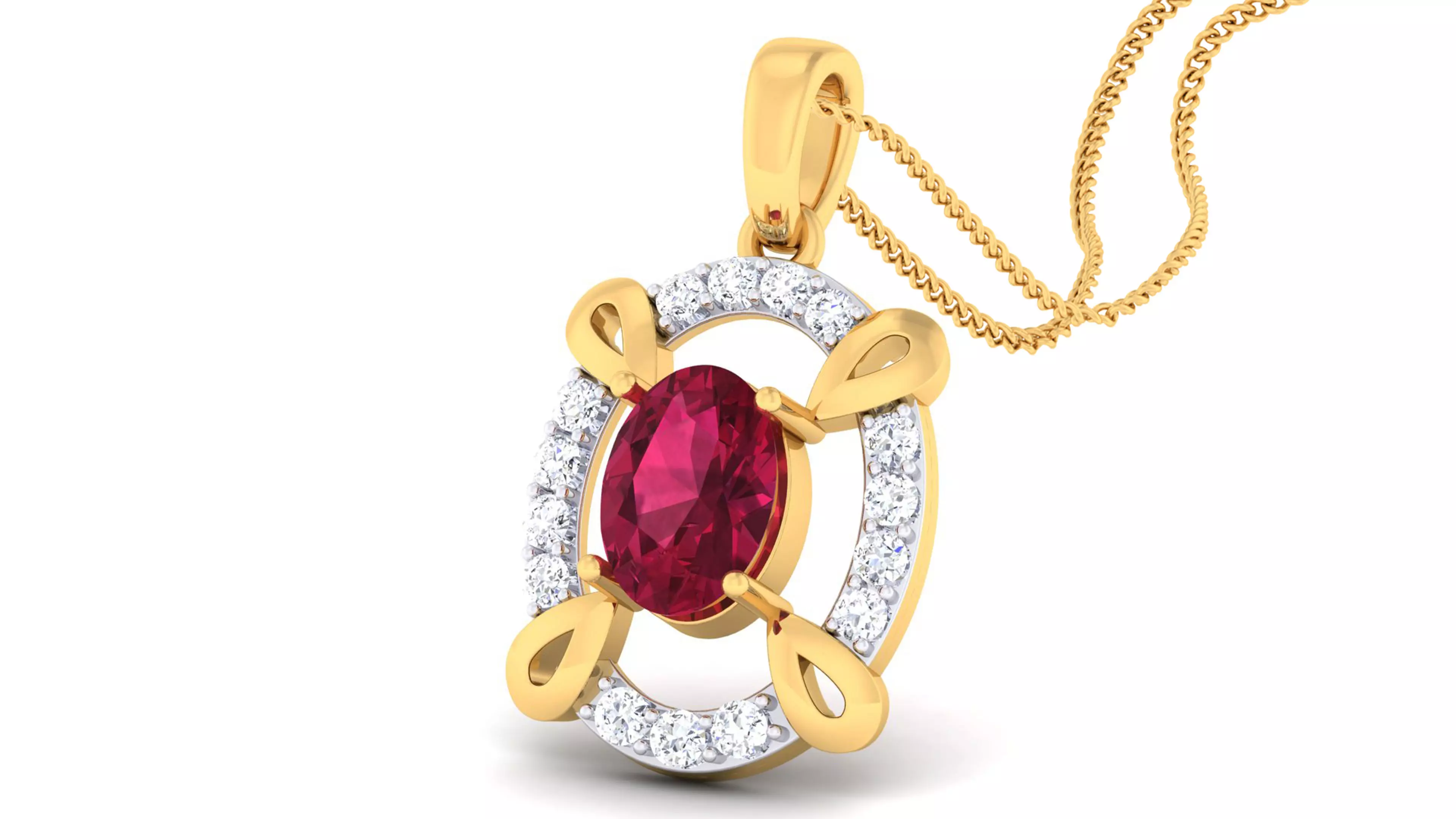 Women pendant-earrings set 3dm mgx render detail 3D print model 3D print model_0