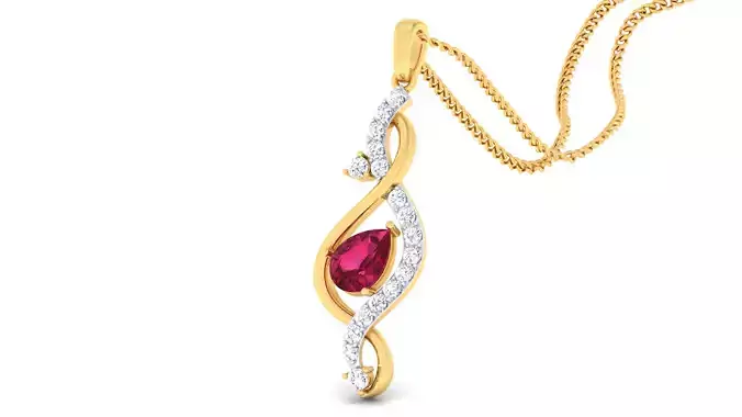 Women pendant-earrings set 3dm mgx render detail 3D print model